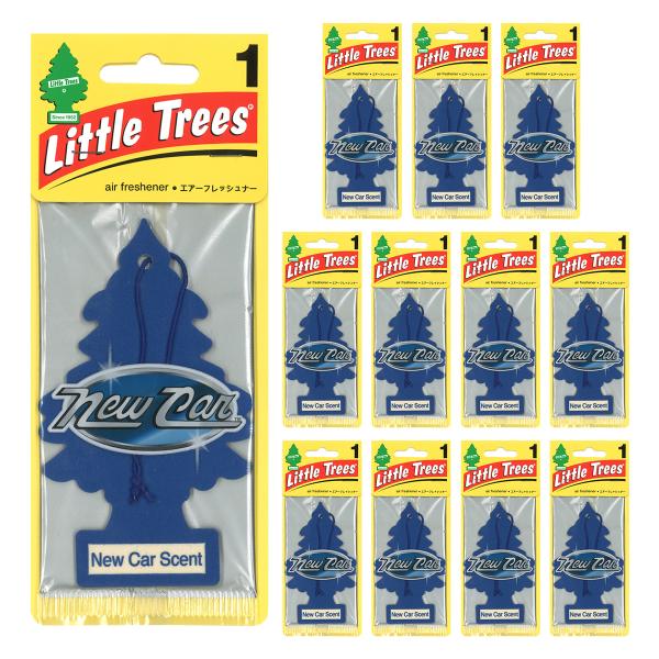 リトルツリー ニューカー 12枚セット Little Trees 芳香剤 車 部屋 吊り下げ エアフ...