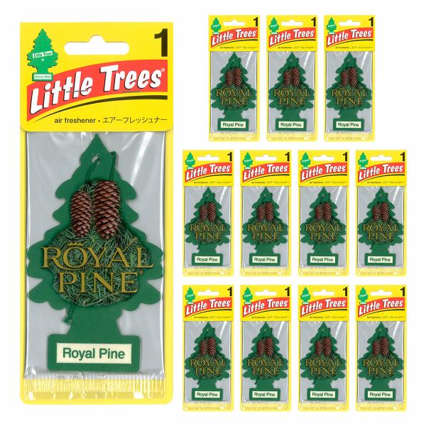 リトルツリー ロイヤルパイン 12枚セット Little Trees 芳香剤 車 部屋 吊り下げ エ...