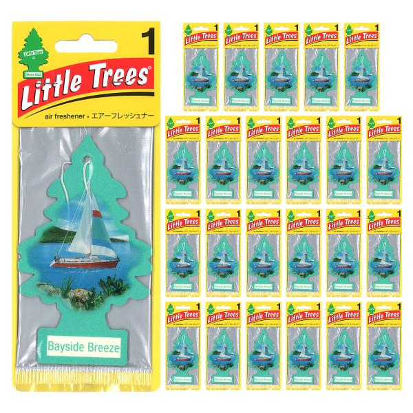 リトルツリー ベイサイド ブリーズ 24枚セット Little Trees 芳香剤 車 部屋 吊り下...