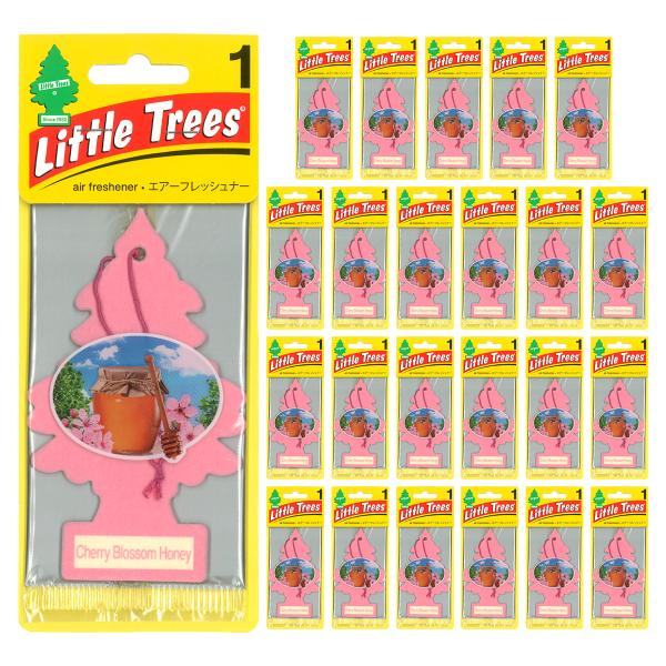 リトルツリー チェリーブロッサムハニー 24枚セット Little Trees 芳香剤 車 部屋 吊...