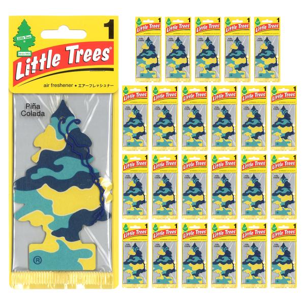 リトルツリー ピナコラーダ 24枚セット Little Trees 芳香剤 車 部屋 吊り下げ エア...
