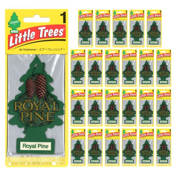 リトルツリー ロイヤルパイン 24枚セット Little Trees 芳香剤 車 部屋 吊り下げ エ...