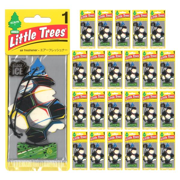 リトルツリー サッカー 24枚セット Little Trees 芳香剤 車 部屋 吊り下げ エアフレ...