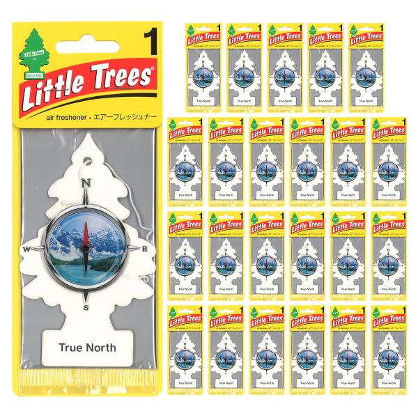 リトルツリー トゥルーノース 24枚セット Little Trees 芳香剤 車 部屋 吊り下げ エ...
