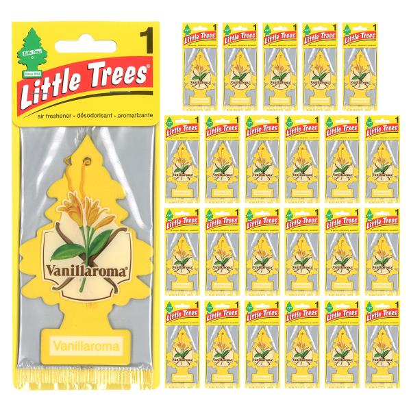 リトルツリー バニラロマ 24枚セット Little Trees 芳香剤 車 部屋 吊り下げ エアフ...