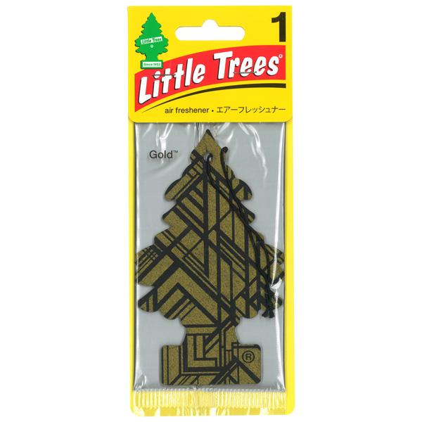 リトルツリー ゴールド Little Trees 芳香剤 車 部屋 吊り下げ エアフレッシュナー