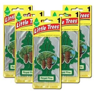 リトルツリー ロイヤル パイン 5枚セット Little Trees 芳香剤 車 部屋 吊り下げ USA エアフレッシュナー 松 元祖【メール便 送料無料】｜abspec