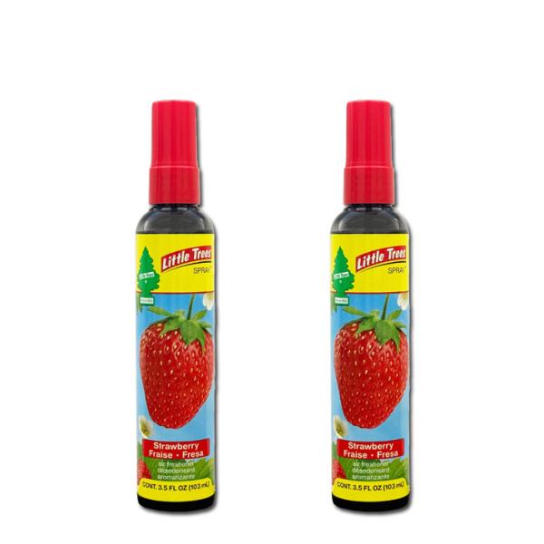 リトルツリー スプレー 2本セット  ( ストロベリー ) 芳香剤 エアフレッシュナー 車 部屋 ア...