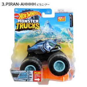 マテル ホットウィール モンスター トラック 1/64 ピラニアー Hot Wheels おもちゃ 車 ミニカー グッズ 乗り物 プレゼント｜abspec