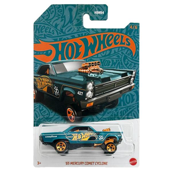 1965 マーキュリー コメット サイクロン マテル ホットウィール 1/64スケール ミニカー 5...