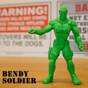 ベンディ ソルジャー BENDY SOLDIER 曲がる くねくね 兵士 戦士 アーミー 人形 フィギュア おもちゃ おもしろ｜abspec