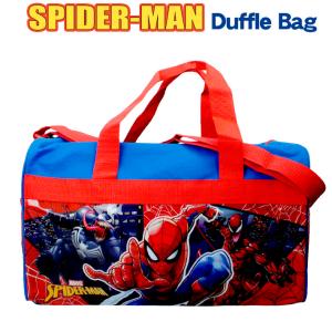 スパイダーマン ダッフルバッグ Spiderman Duffle Bag ボストンバッグ 大容量 部活 通学 遠足 旅行 マーベル アメコミ 男の子｜abspec