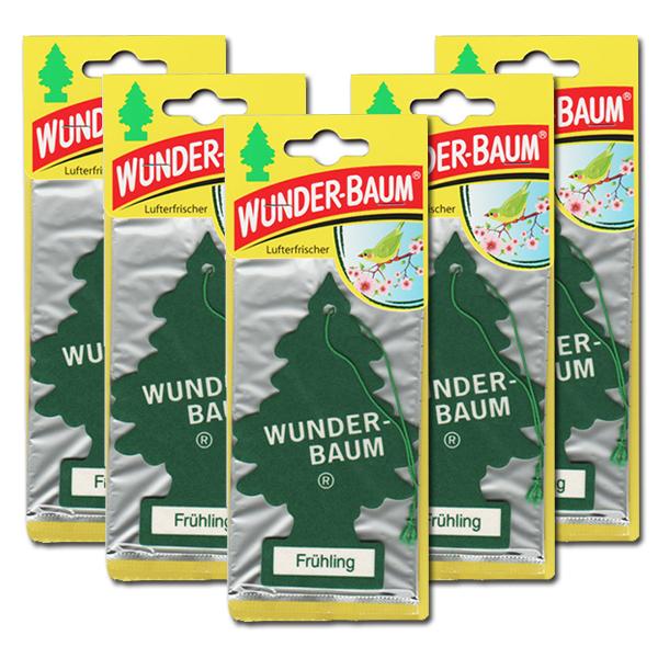 ワンダーバーム エアフレッシュナー フリューリング 5枚セット 芳香剤 車 部屋 吊り下げ ワンダー...