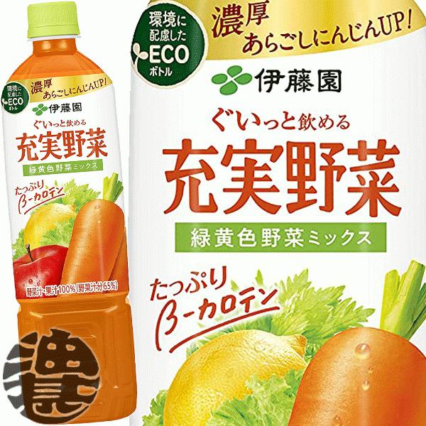 『２ケース送料無料！』（地域限定）伊藤園 充実野菜 緑黄色野菜ミックス 740mlペットボトル×30...