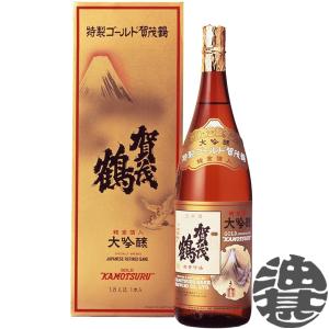 『送料無料!』大吟醸・純金箔入 賀茂鶴 カモツル 特製ゴールド GK-A1 1800ml瓶×1本【化粧箱入 1800ml】[qw]