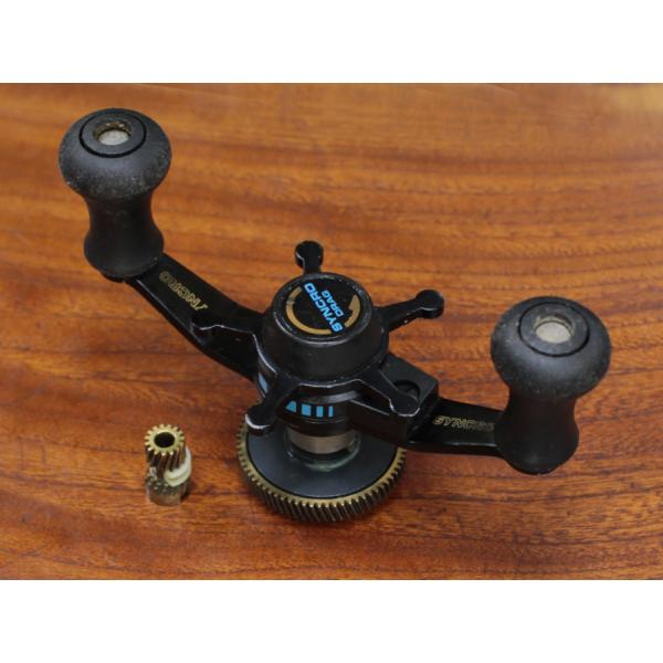 オールドABU5500C/6500C シンクロ☆★メインギヤ＆ピニオンギア・ハンドル廻り一式セット★...