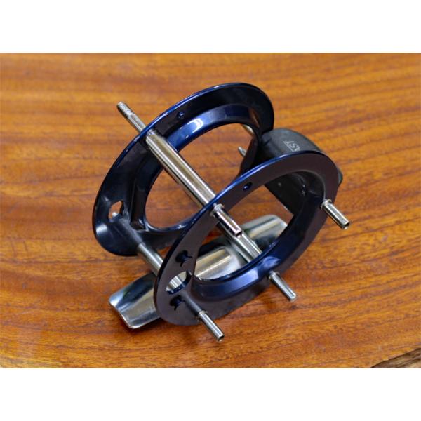 ABU 4000番台★右用☆★フレーム ベロ付★紺☆サムバー★ブルー