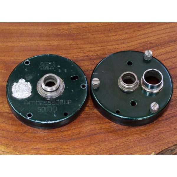 オールド ABU 5000D★山形リム☆★サイドカップ 左右セット★☆グリーン