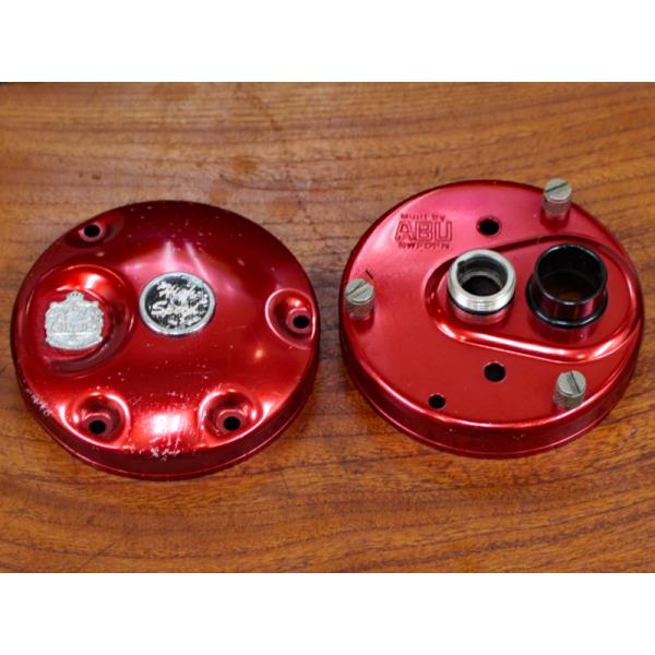 オールドABU 4000/5000/6000番台★パーミングカップモデルサイドカップ 左右セット★赤