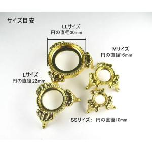 台座 金属 LLサイズ 丸玉用 スフィア用 ゴ...の詳細画像3