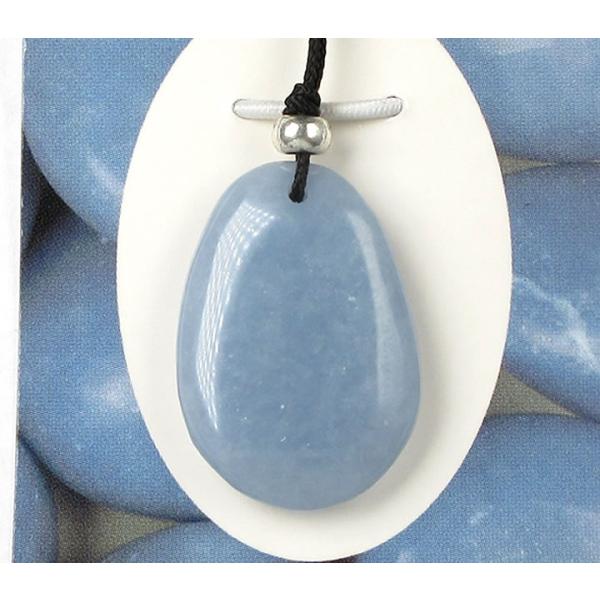 エンジェライト コード ペンダント 1個 天使と日常にコンタクトするテレパシー能力 深い癒しと静謐の...