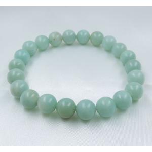 高品質 1点もの 】 アクアマリン ブレスレット 大玉 13mm 14mm 玉