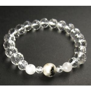 AAAAAA ロシア産フェナカイト 原石ブレスレット20.3g ヘブンアンド