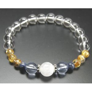 AAAAAA ロシア産フェナカイト 原石ブレスレット20.3g ヘブンアンド