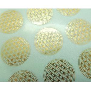 フラワーオブライフ25mmシール 6枚分 神聖幾何学図形