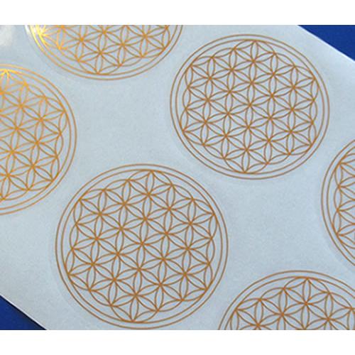 【Aタイプ56mm3枚】フラワーオブライフ56mmシール 3枚分 神聖幾何学図形 ステッカー　fol...