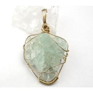 フェナカイト＆モルダバイト 14kgfシナジーペンダント 世界で最も高い