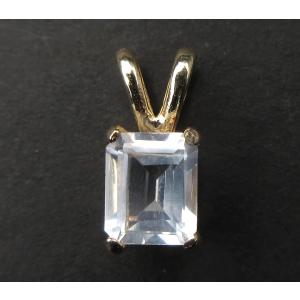 フェナカイト 0.910ct 6.3×5.2mm ペンダント 14K【鑑別書付】最も高い波動 ハイバイブレーション サードアイ P1ph215