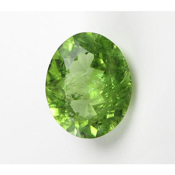 ペリドット 大きめルース 3.5ct  10.9×8.8mm カリスマ性 人を惹き付ける魅力 財運 ...