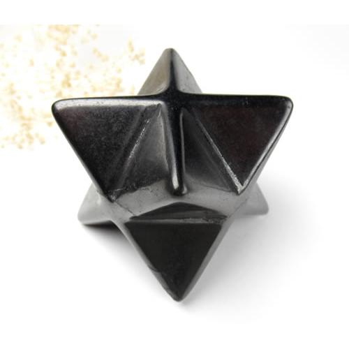 シュンガイト マカバスター 64mm 95.1g ヘブンアンドアース 意識を通して創造される光の幾何...