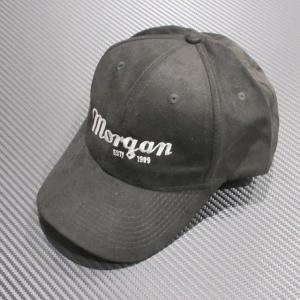 MORGAN モーガン ベースボールキャップ ブラック オールスエード EST 1909｜ac-minds-aj