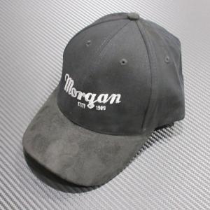 MORGAN モーガン ベースボールキャップ ブラック つばスエード EST 1909｜ac-minds-aj