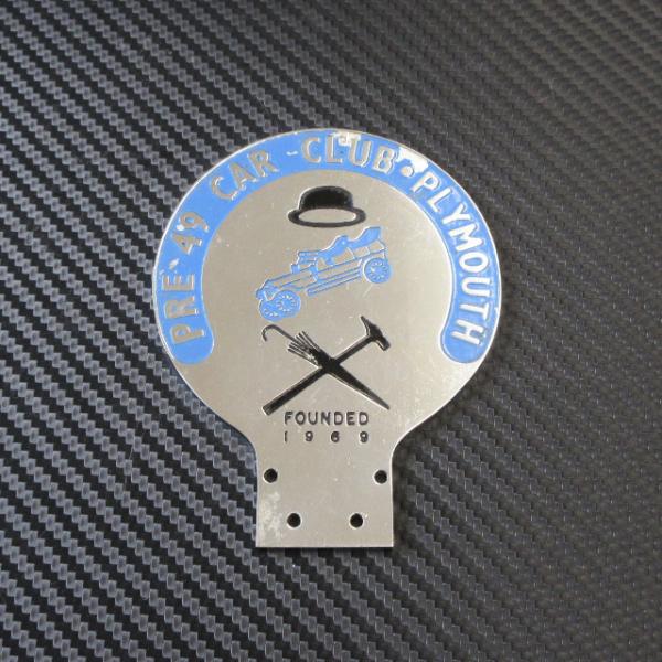 PRE 49 CAR CLUB PLYMOUTH カーバッジ