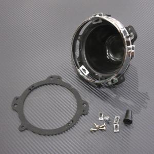 WIPAC 7インチ QUADOPTIC ヘッドランプ H4バルブ付き 左側通行用 : AC