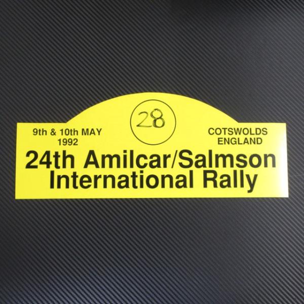 24th Amilcar／Salmson International Rally 9th&amp;10th ...