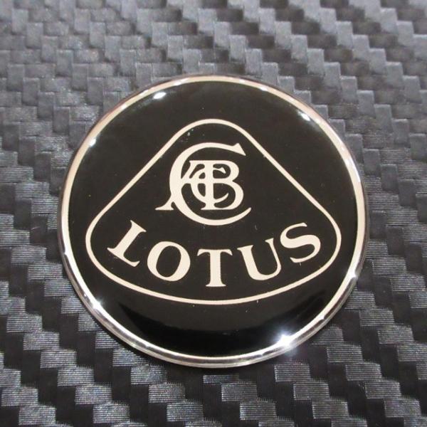 ロータス LOTUS ホイールセンターバッジ ブラック リプロ ／ LOUS EUROPA SP
