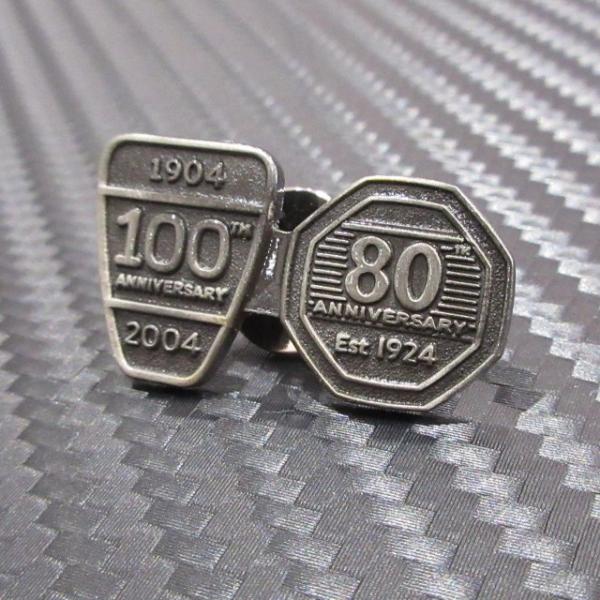 ローバー100周年、MG80周年記念ピンバッチ