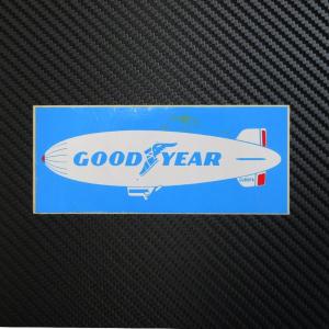 グッドイヤー GOOD YEAR 水色 飛行船 汚れあり  希少当時物｜ac-minds-aj