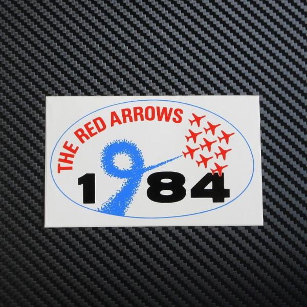 レッドアローズ THE RED ARROWS 1984 横長 外張りステッカー 希少当時物