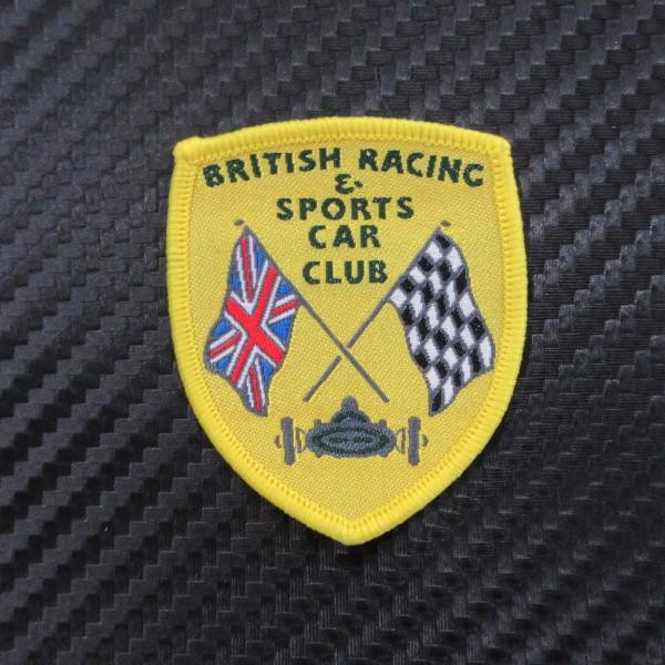 BRITISH RACING &amp; SPORT CAR CLUB クロスバッジ 小サイズ