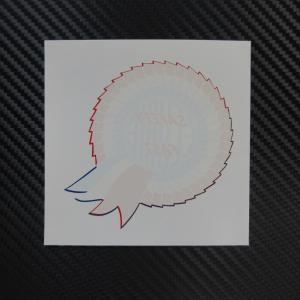 ローバー ECURIE SAFETY FAST ロゼッタマーク 水貼り ステッカー