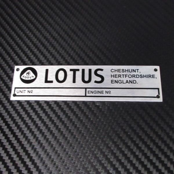 LOTUS ロータス シャーシープレート リプロダクト ／ Classic LOTUS
