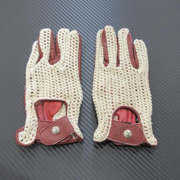 クラシック イングリッシュ レザー ドライビング グローブ ／ ブラウン COLORLINX