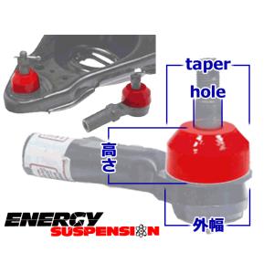 ボールジョイントブーツ2個SET/Energy製｜acarparts