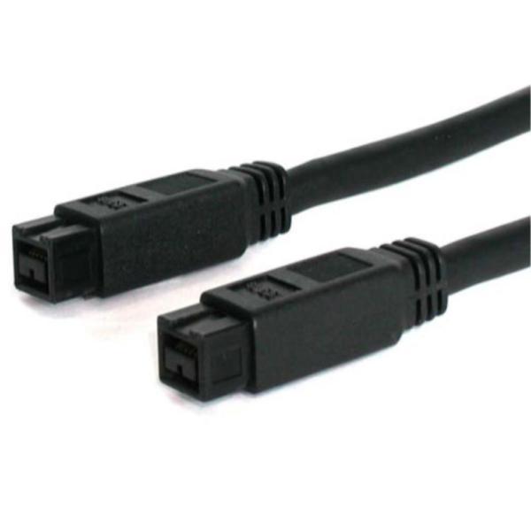 全期間保証 1.8m FireWire800 - FireWire400 (9ピン-6ピン)ケーブル...