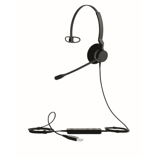 ヘッドセット マイク付き USB-A Jabra BIZ 2300 UC MONO ジャブラ 片耳 ...